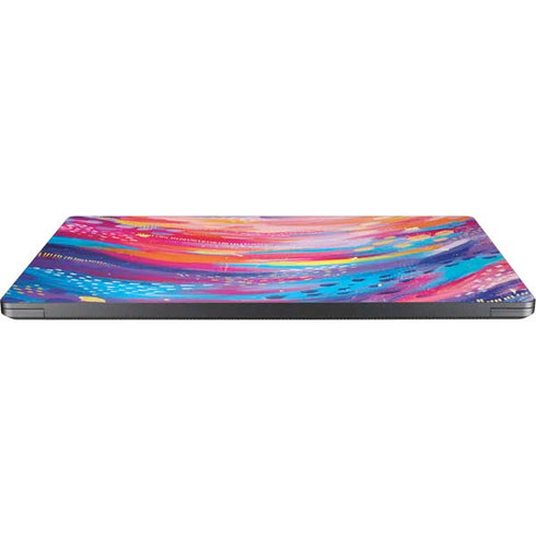 Rainbow Wave Brush Stroke by Etta Vee Surface Laptop 7 15in Skin